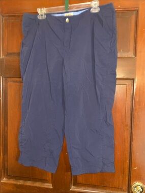Royal Robbins Men's Navy Pleated Chino Pants